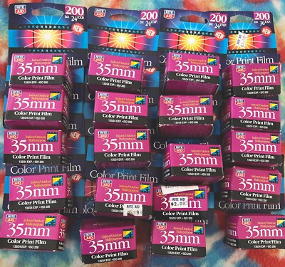 Lot Of 20 - Rite Aid Color Print 35mm 200 film 24 EXP. - Expired