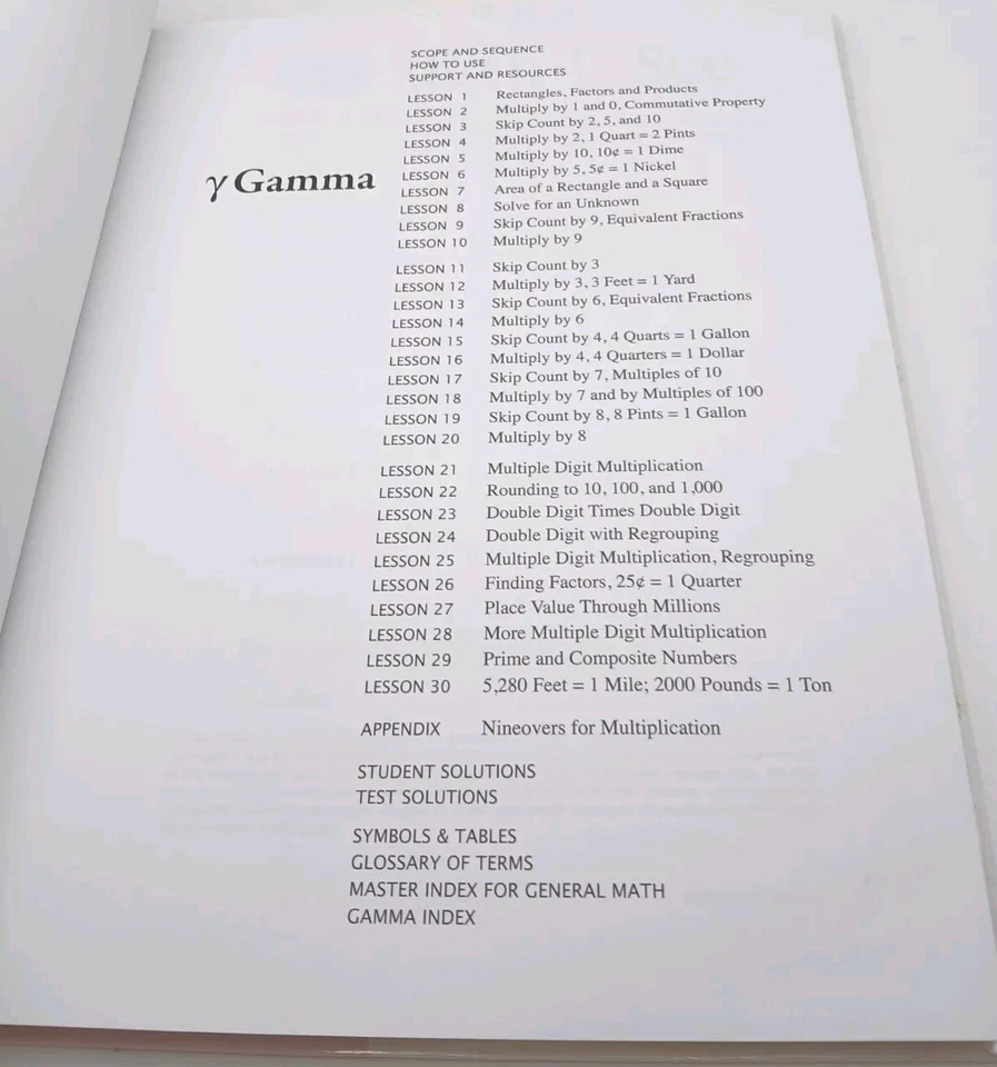 Gamma Single And Multiple Digit Multiplication Instruction Manual Only - Image 4 of 4