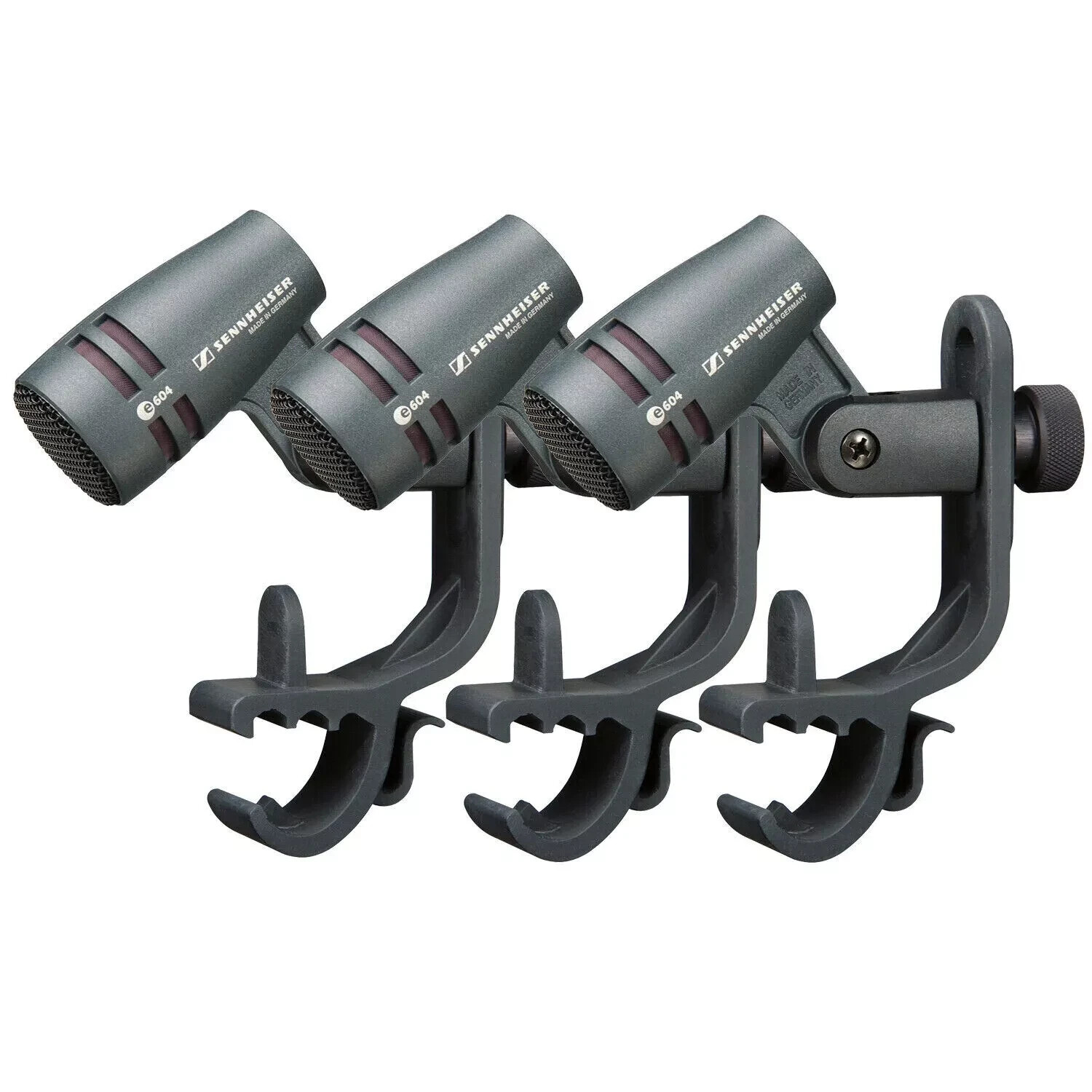 Sennheiser E604 Tom Snare Dynamic Cardioid Instrument Microphone (3 PACK)