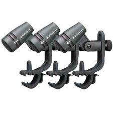 Sennheiser E604 Tom Snare Dynamic Cardioid Instrument Microphone 3 PACK 