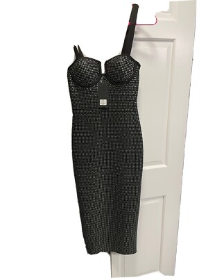 Akira sparkle studded body con dress NWT SZ M | eBay