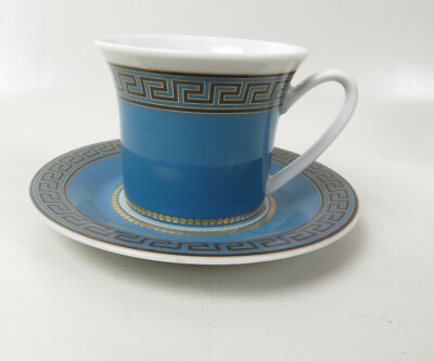 Rosenthal Sammelgedeck Versace Ikarus Petrol (Espressotasse/ UT) Porzellan