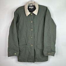 Vintage Cherokee Green Canvas Lightweight Lined Jacket Size Medium