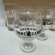 5 Glasses! - 3 Ommegang Brewery & 2 Samual Adams Beer Taster Size