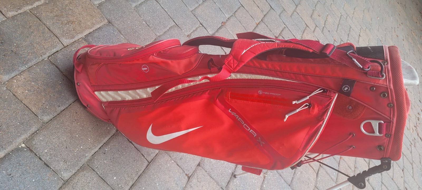 Nike Vapor X Golf Bag 5Way Divide System Carry Stand Lightweight Red