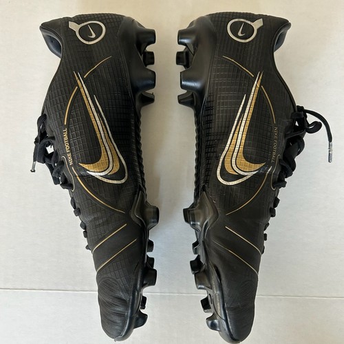 Mens Nike Mercurial Vapor 14 Pro FG Black Gold Soccer Cleats Sz 7.5 DJ2869-007 - 第 3/15 張圖片