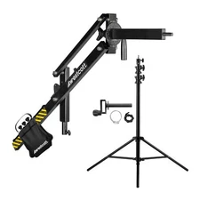 Westcott Easy Boom Arm for Consistent Light Positioning with Light Stand Bundle