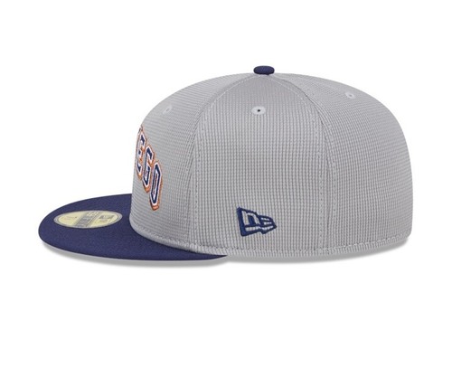 Gorra New Era San Diego Padres Pivote Malla Gris Azul Marino 59FIFTY Gorra MLB Parche Gorra - Imagen 3 de 8