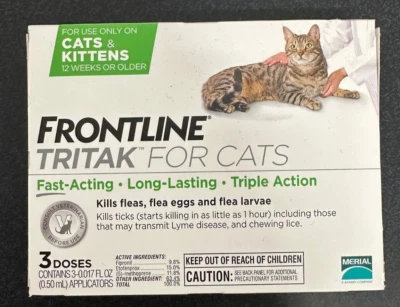 Frontline Tritak For Cats 12 Weeks or Older