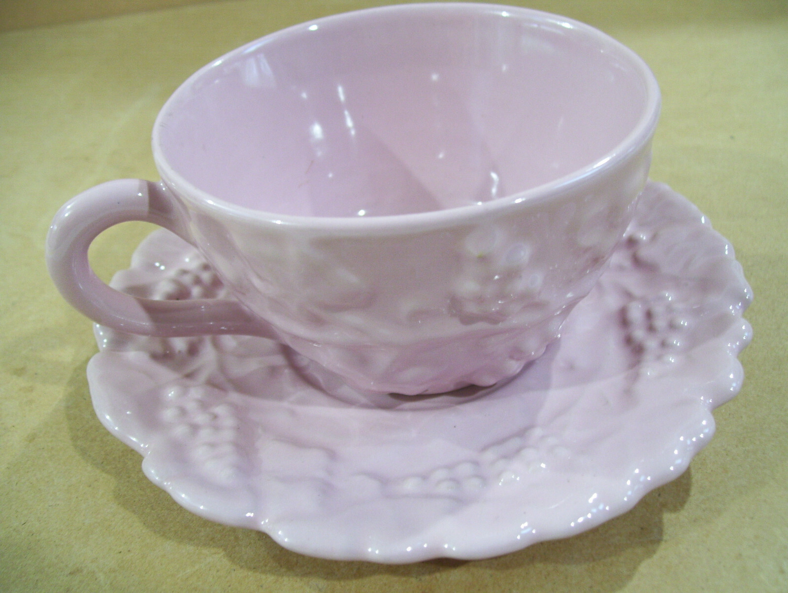Rare Vintage PV ITALIAN POTTERY CUP & SAUCER Handpainted eBay