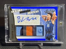 2019 Absolute Tools Of The Trade Patch/Ball/Hat Auto Brandon Clarke!! #/25! WOW!