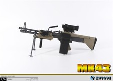 ZYTOYS ZY2010D 1/6 MK43 WWII Light Machine Gun Weapon Model Fit 12''Figure Doll