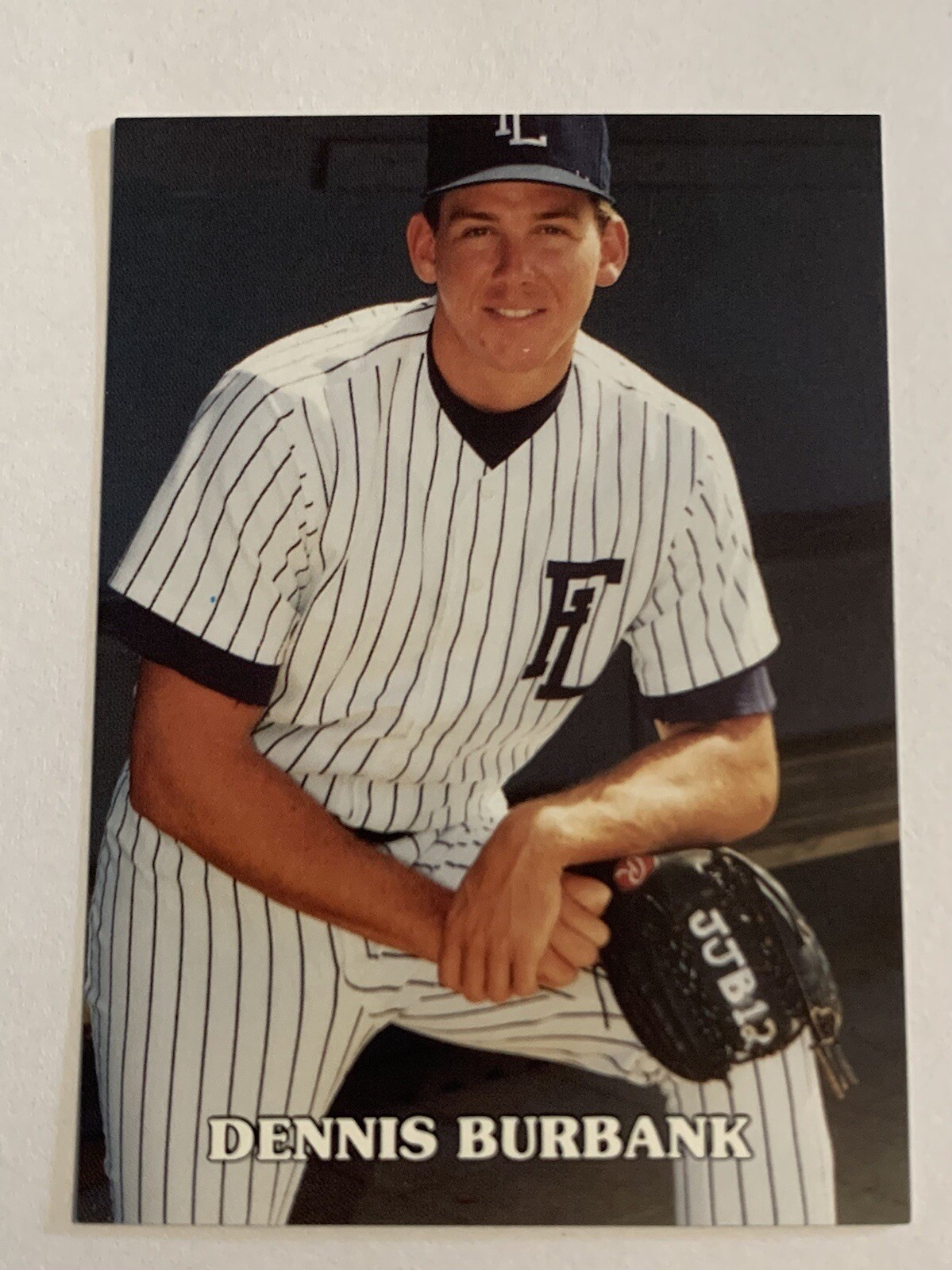 1992 Fort Lauderdale Yankees Team Issue Dennis Burbank Sports Card