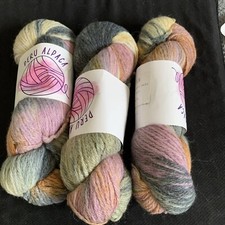 alpaca wool blend yarn hank 3 100g  A864 