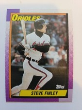 1990 TOPPS STEVE FINLEY #349 NM