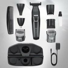 POVOS PR3052 5-in-1 Style and Detail Kit for men Clipper Trimmer Shaver set