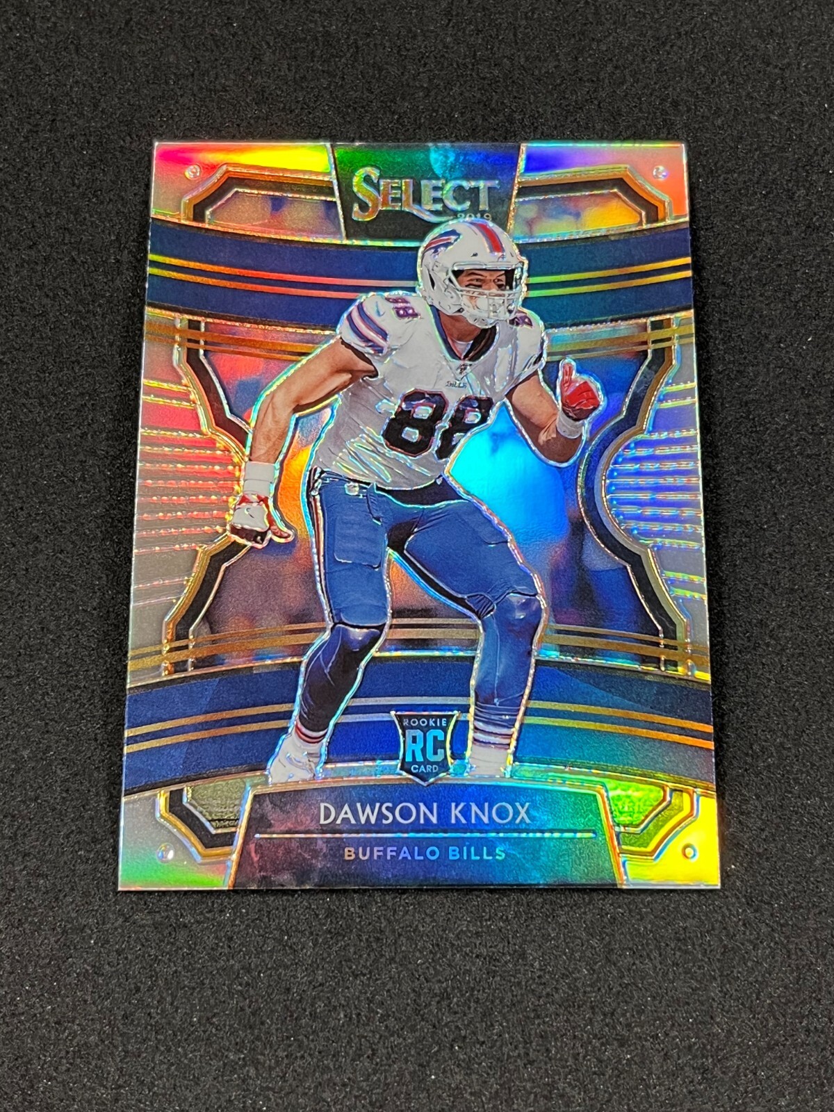 2019 Panini Select Football Dawson Knox Concourse Silver Prizm Rookie #32 Bills