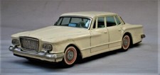 Vintage 1960 Plymouth Valiant Tin Toy Friction Car - Made in Japan by Bandai
