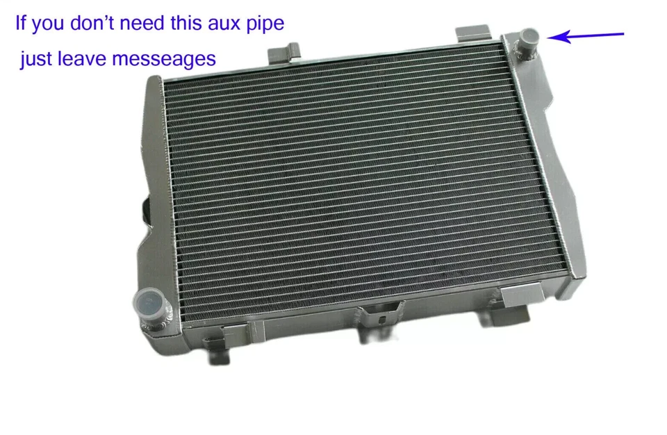 ✅Radiador 86mmAL para Audi 80 Quattro RS2 B4 Radiador 1994-1995 con tubo auxiliar Foto 2 de 4