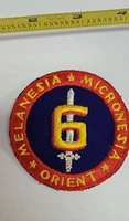 Vintage WWII US Marine Corps USMC 6th Division Melanesia Micronesia Orient Patch