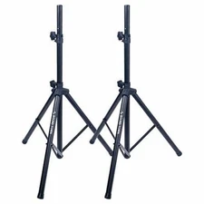 Sound Town 2-Pack Tripod Speaker Stand Adjustable Height Black (STSD-71B-PAIR)