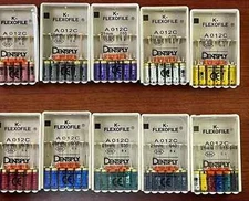 Dentsply Dental Flexo files 21mm stainless steel (6-files per blister)