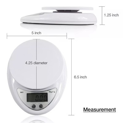 Digital Kitchen Food Cooking Scale adjusted in Pounds, KG, Grams, Ounces