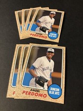 (7) 2017 TOPPS HERITAGE MINORS #175 ANGEL PERDOMO LOT  DUNEDIN BLUE JAYS