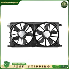 624570 For 2018-21 Ford Expedition Dual Radiator Condenser Cooling Fan Assembly
