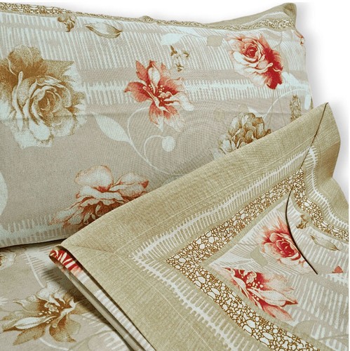 Completo letto cotone matrimoniale lenzuola fantasie shabby sotto+sopra+2federe - Foto 25 di 30