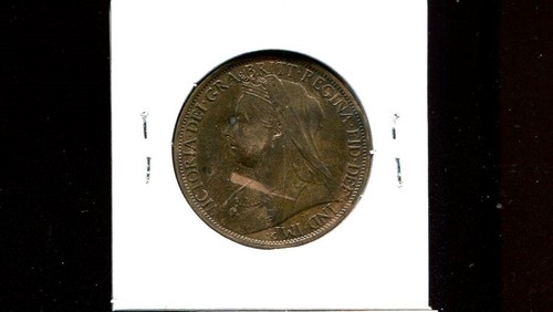 GRAN BRETAGNA 1 Penny KM-780, 1899 in condizioni XF-AU - Foto 2 di 2