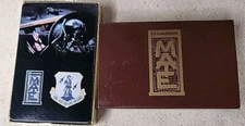 Vtg Harris MATE Air Guard A7 Corsair II Promo Playing Cards in Case ANG Aviation