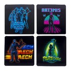 RPO Ready Player One 3D Drinking Coasters 4 per pkg New Free Shipping
