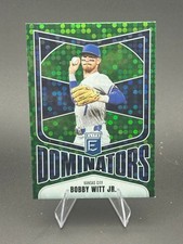 2026 Panini Donruss Elite Bobby Witt Jr. - #1 Dominators Green Disco KC Royals