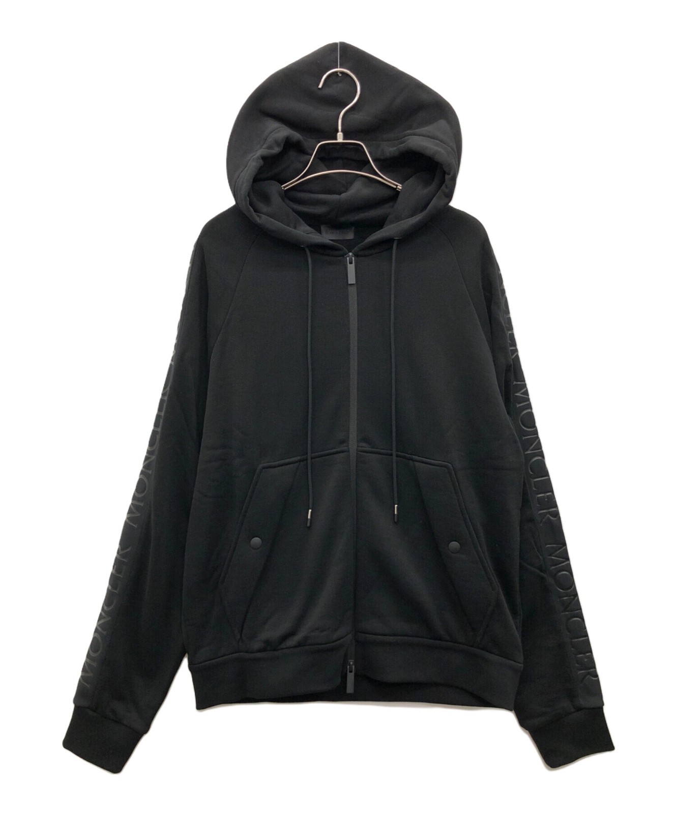 MONCLER/Zip Hoodie Black Size: M