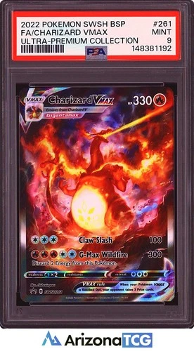 Pokemon 2022 Charizard VMAX SWSH261 Ultra Premium Collection Promo PSA 9