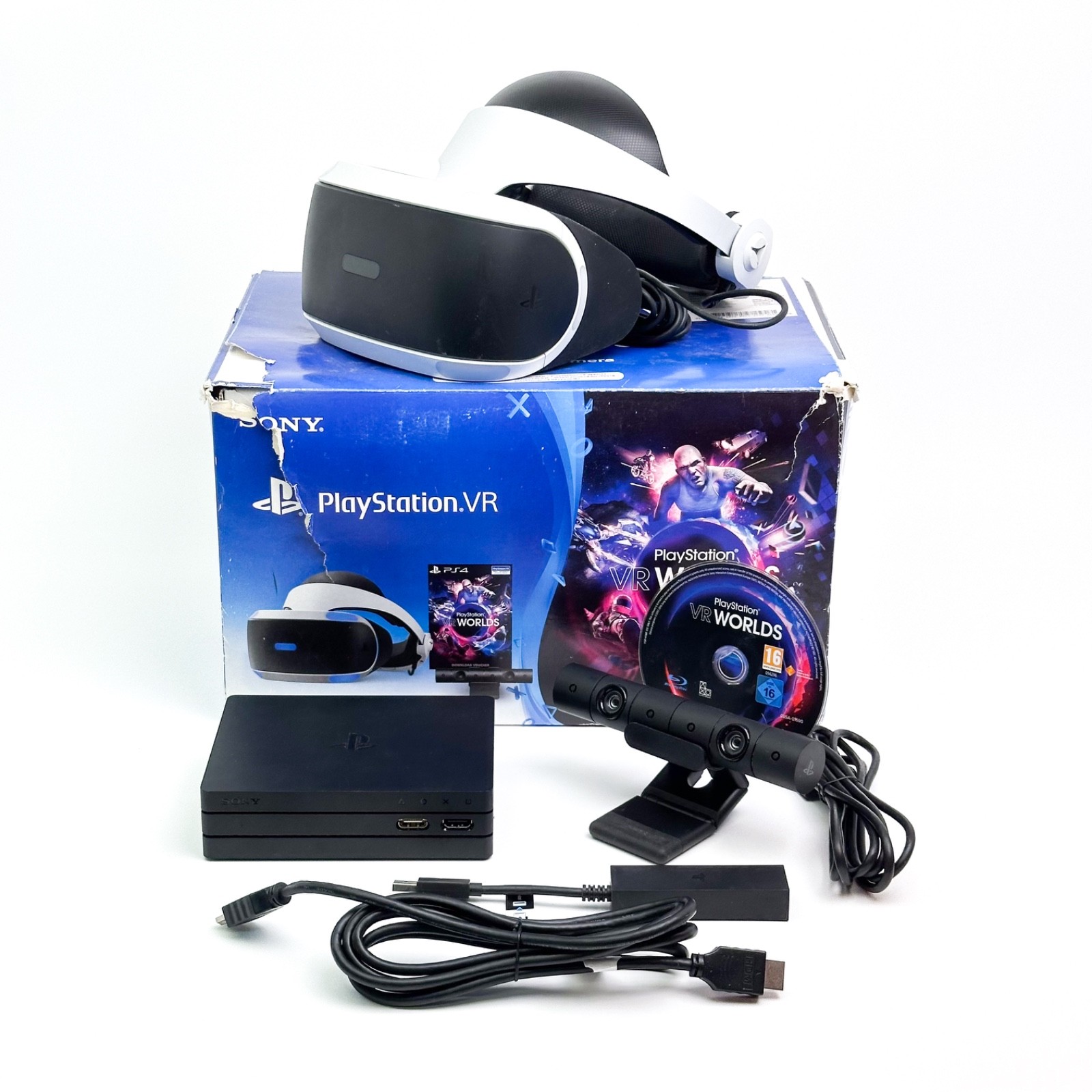 PlayStation 4 VR HEADSET ps4 ps5 Visore realtà aumentata + CAMERA