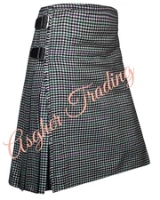 Clan Halliday Tartan kilt, Men Handmade Traditional 8 Yard kilts & Custom Size