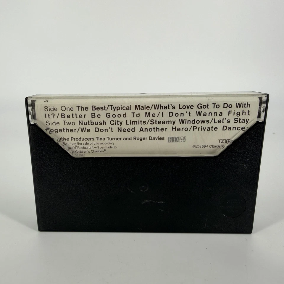Tina Turner Greatest Hits Cassette Tape 1994 Pop Rock RDM Records Rare - Image 2 of 4