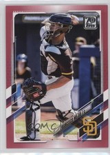 2021 Topps Mother's Day Hot Pink 28/50 Francisco Mejia #248 e9y
