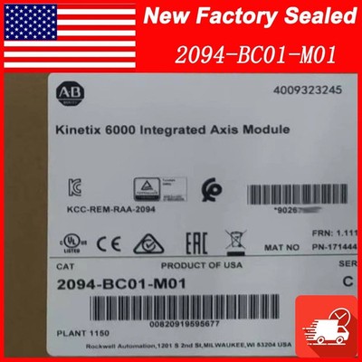 NEW AB 2094-BC01-M01 SER C Kinetix 6000 Integrated Axis Module US Free Tax