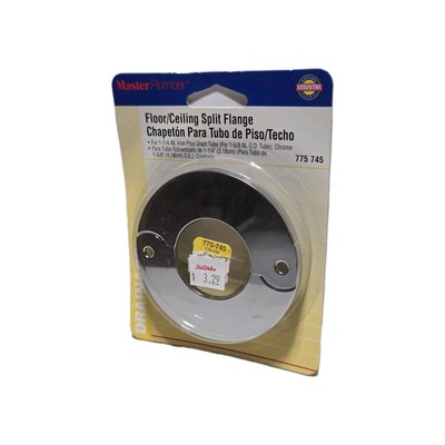 Master Plumber Floor/Ceiling Split Flange 1-1/4'' Iron Pipe Drain Tube 1-5/8''OD