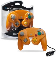 Cirka Wired Controller Orange - Brand New - Gamecube, WII