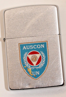 TT880: ÖBH AUSCON UN ZIPPO Feuerzeug SELTEN (!)