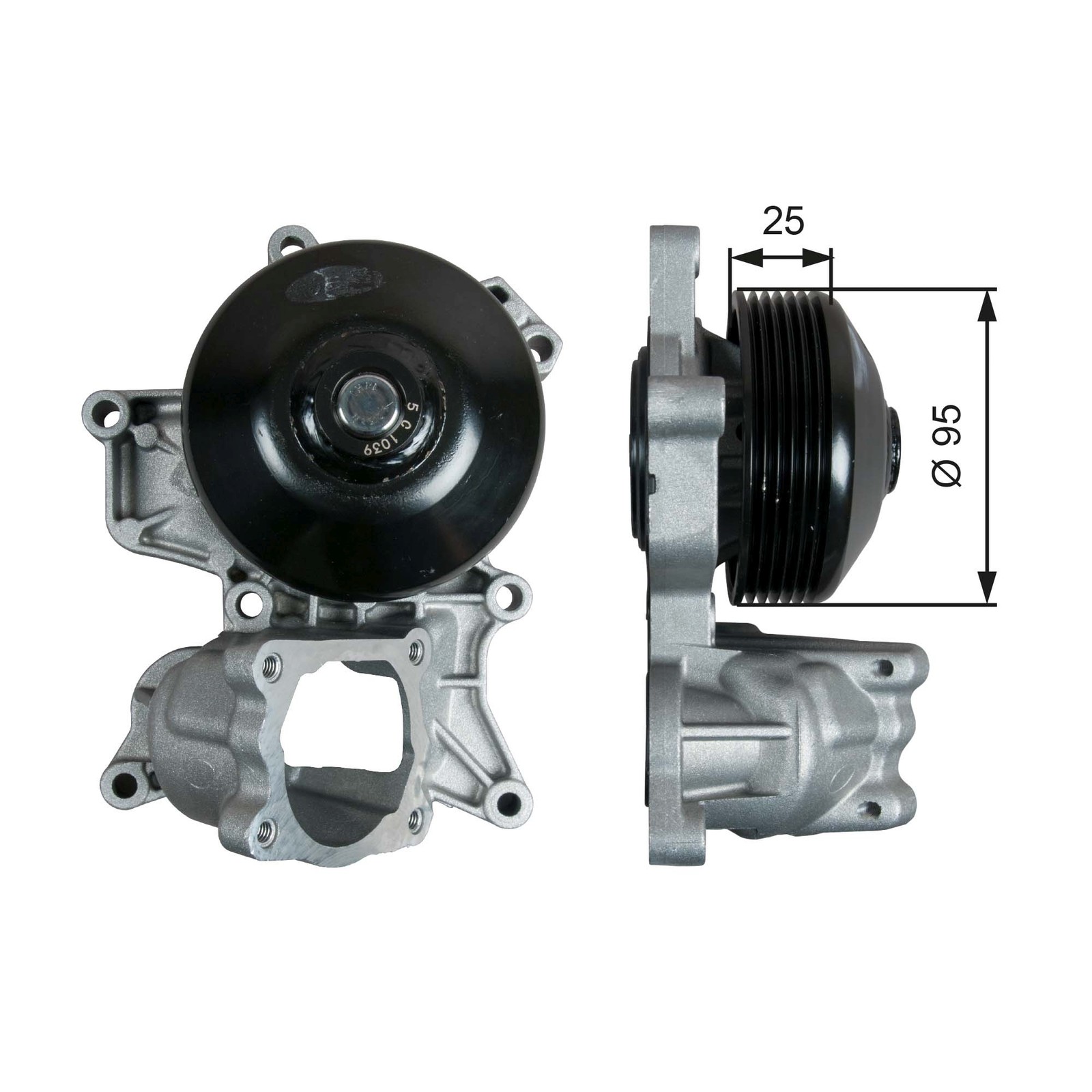 Gates WP0121 Water Pump - Image 8