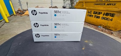 HP Cyan Tinte 981YC Extra High Yield (182ml) E55650 E58650 50£ + MwSt 3 verfügbar