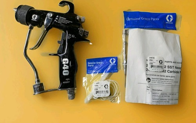 #ad Graco G40 Air Assist HVLP Spray Gun with Extra New Graco brand Parts $400.00