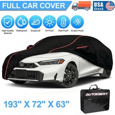 For Honda Civic Full Car Cover Waterproof Dust Rain Snow All Weather Protection
