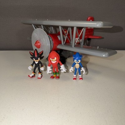 Tornado Biplane Classic Sonic the Hedgehog Jakks Pacific 3 Figure Playset Read