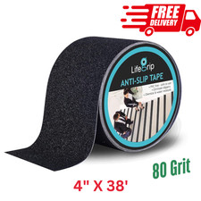 4" X 38' Ft Anti Slip Traction Tape Roll Non Skid Safety Sticker Grip Safe Grit